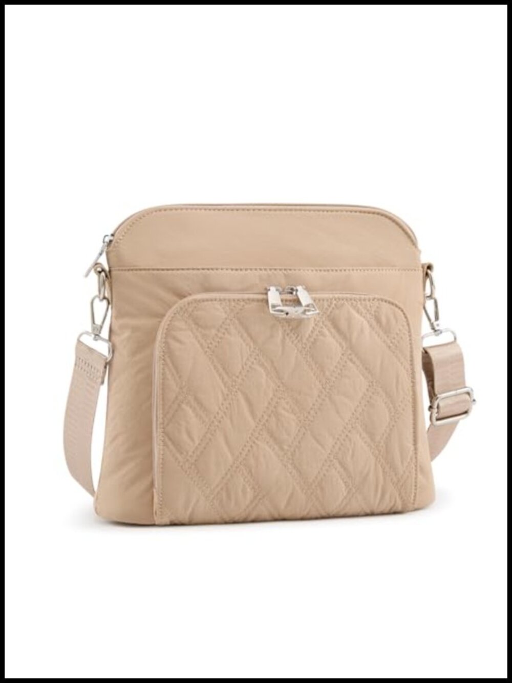 RFID Blocking Crossbody Bag Nylon Travel Purse Anti-Theft